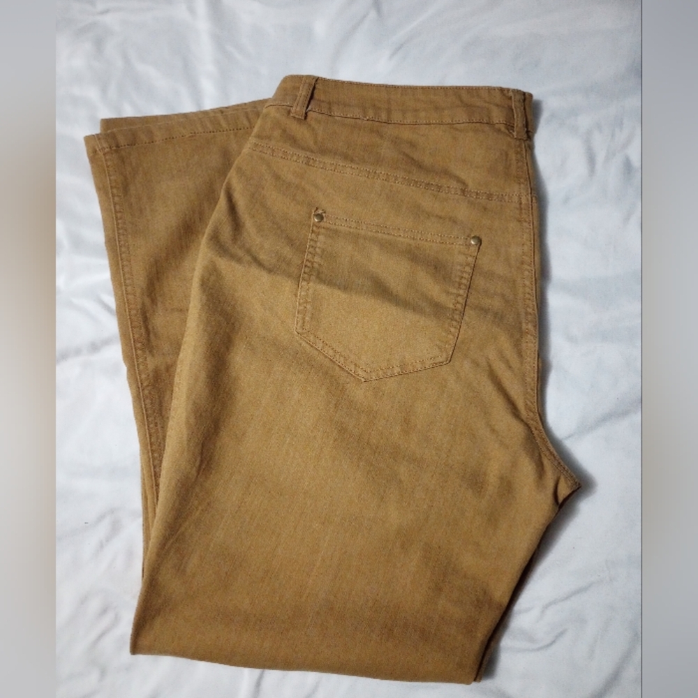 IMAN womens Tan Jeans